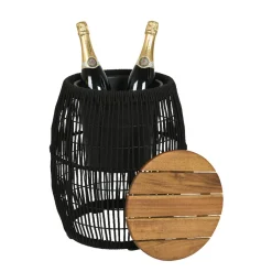Outdoorliving by Decoris Bijzettafel Seville ( 40 Cm)^ Tuintafels