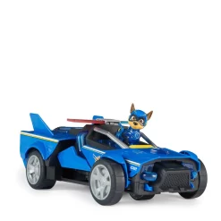 Paw Patrol The Mighty Movie Chase'S Transformerende Raceauto Met Licht En Geluid Met Chase^ Speelgoedvoertuigen
