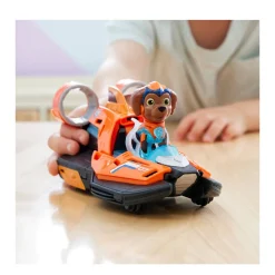 Paw Patrol The Mighty Movie Hovercraft Met Zuma-Actiefiguur Licht En Geluid^ Speelgoedvoertuigen