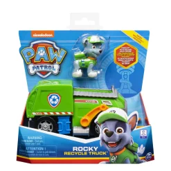 Paw Patrol Voertuig Met Pup Rocky^ Houten Speelgoed