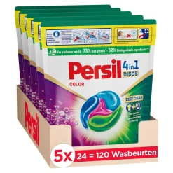Persil Discs Color Doy - Wascapsules - Voordeelverpakking - 5 X 24 Wasbeurten - 120 Wasbeurten New
