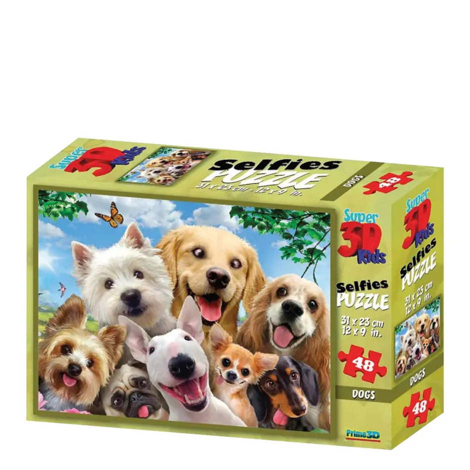 Philos Dog Selfie 3D Puzzel 48 Stukjes^ Puzzels