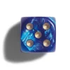 Philos Parelmoer Blauw Dobbelstenen 12Mm 36St. Dobbelstenen 36 Stuks (Parelmoer Blauw)^ Dobbelspellen