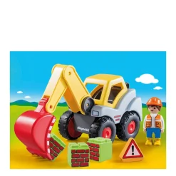 Playmobil 1-2-3 Graaflader 70125^ Peuterspeelgoed