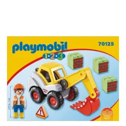 Playmobil 1-2-3 Graaflader 70125^ Peuterspeelgoed