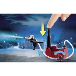 Playmobil City Action Brandweerwagen: Us Tower Ladder 70935^ Speelfiguren