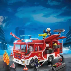 Playmobil City Action Brandweer Pompwagen^ Speelfiguren