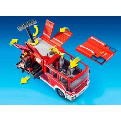 Playmobil City Action Brandweer Pompwagen^ Speelfiguren
