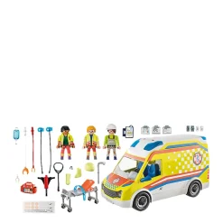 Playmobil City Life Ambulance Met Licht En Geluid - 71202^ Speelfiguren