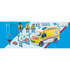 Playmobil City Life Ambulance Met Licht En Geluid - 71202^ Speelfiguren