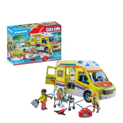 Playmobil City Life Ambulance Met Licht En Geluid - 71202^ Speelfiguren