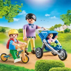 Playmobil City Life Mama Met Kinderen 70284^ Speelfiguren