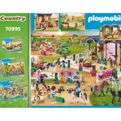 Playmobil Country Rijlessen Met Paardenboxen 70995^ Speelfiguren