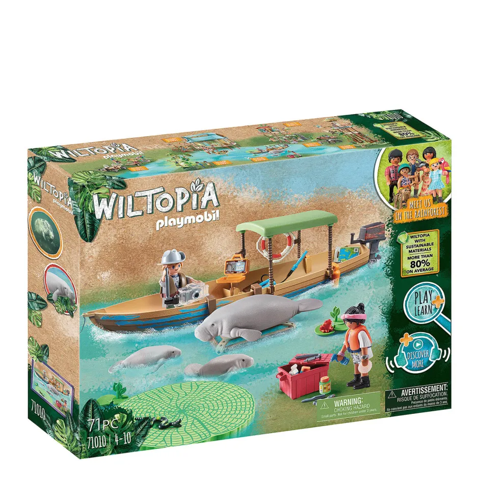 Playmobil Wiltopia Boottocht Naar De Zeekoeien - 71010^ Speelfiguren