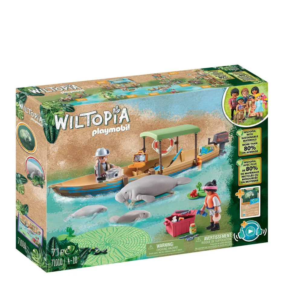Playmobil Wiltopia Boottocht Naar De Zeekoeien - 71010^ Speelfiguren