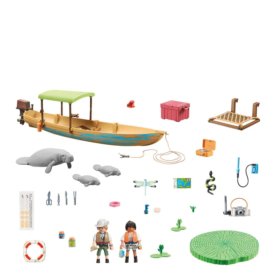 Playmobil Wiltopia Boottocht Naar De Zeekoeien - 71010^ Speelfiguren