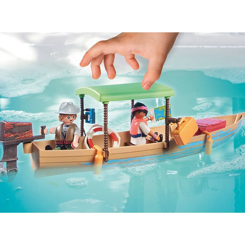 Playmobil Wiltopia Boottocht Naar De Zeekoeien - 71010^ Speelfiguren