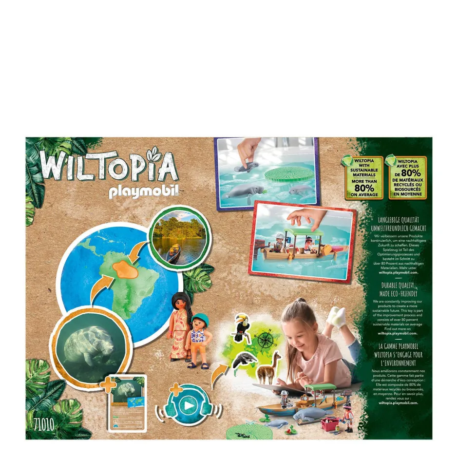 Playmobil Wiltopia Boottocht Naar De Zeekoeien - 71010^ Speelfiguren
