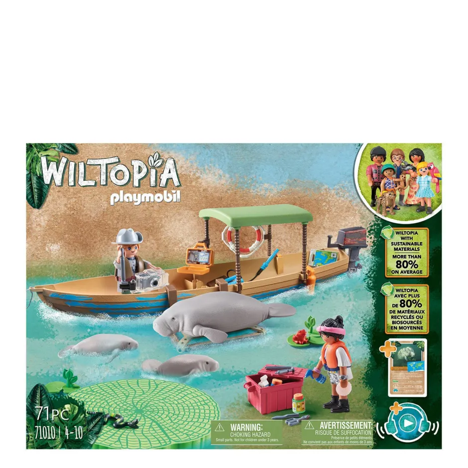 Playmobil Wiltopia Boottocht Naar De Zeekoeien - 71010^ Speelfiguren