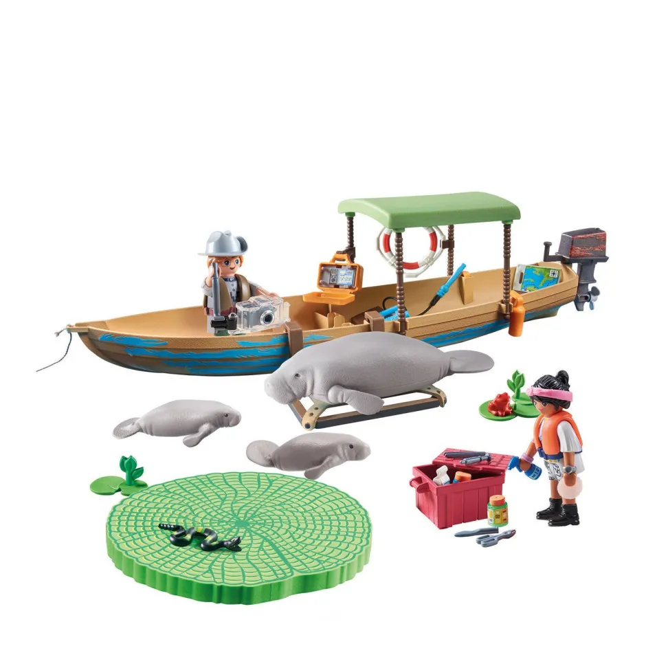 Playmobil Wiltopia Boottocht Naar De Zeekoeien - 71010^ Speelfiguren
