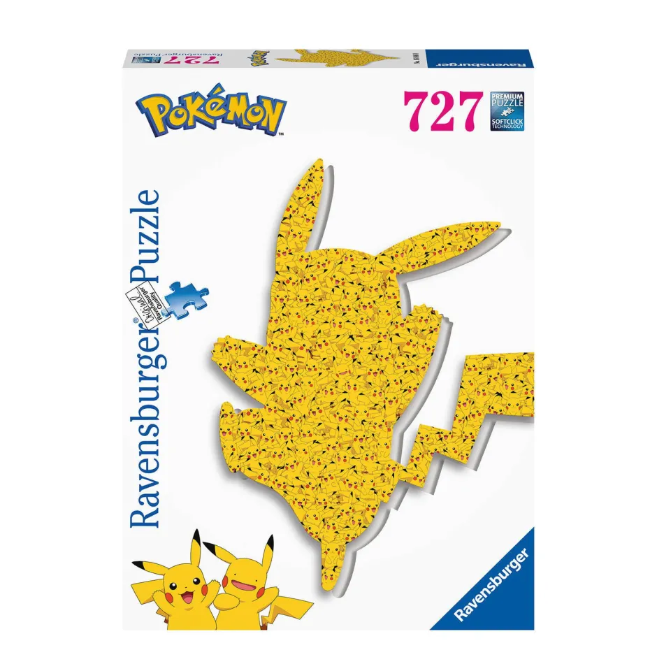 Pokemon Shaped Pikachu Legpuzzel 727 Stukjes^ Puzzels