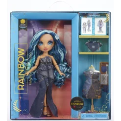 Rainbow High Fantastic Fashion Skyler - Blauwe Pop^ Poppen