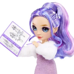 Rainbow High Fantastic Fashion Violet Willow - Paarse Pop^ Poppen
