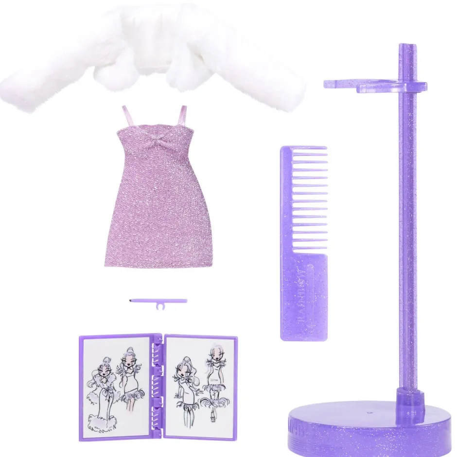 Rainbow High Fantastic Fashion Violet Willow - Paarse Pop^ Poppen