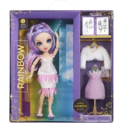 Rainbow High Fantastic Fashion Violet Willow - Paarse Pop^ Poppen