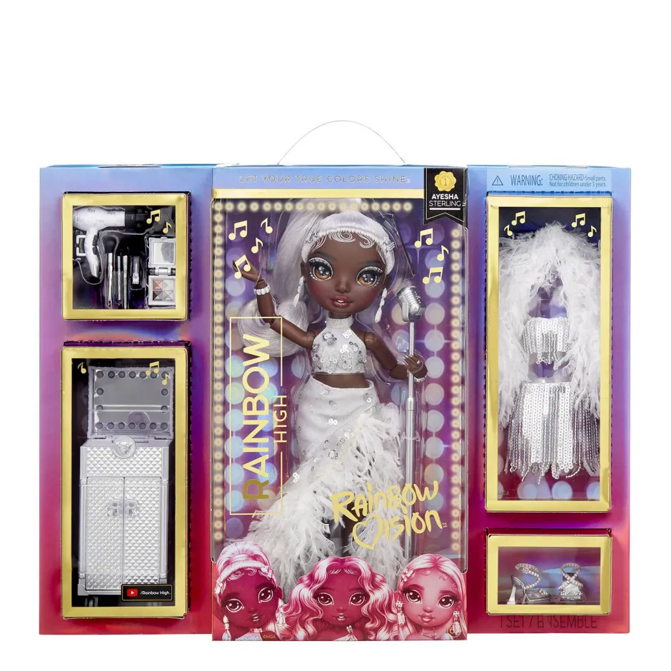 Rainbow High Theme Doll Silver Ayesha Sterling^ Poppen