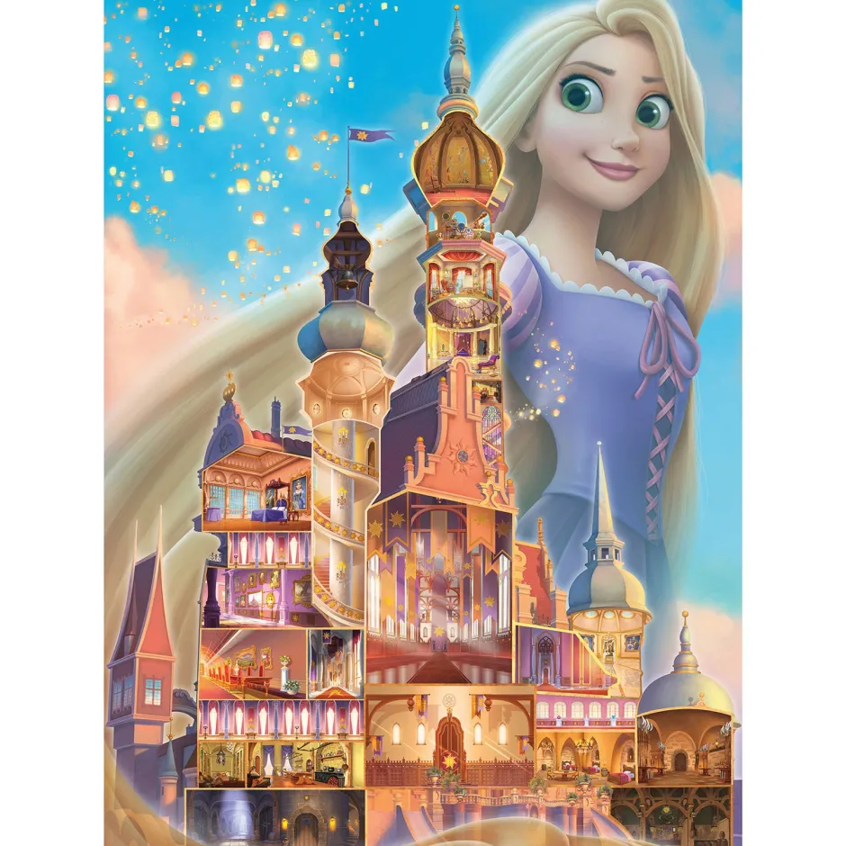 Ravensburger Disney Castles Rapunzel Legpuzzel 1000 Stukjes^ Puzzels