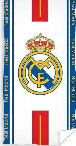 Real Madrid Kinderstrandlaken (70X140 Cm) Wit Sale