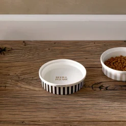 Riviera Maison Honden/Katten Drinkbak - Refill Please Cat & Dog Bowl - S (O 15.5X4,5 Cm) Best