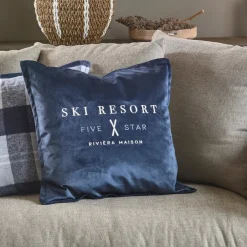 Riviera Maison Sierkussenhoes Rm Ski Resort (50X50 Cm) New