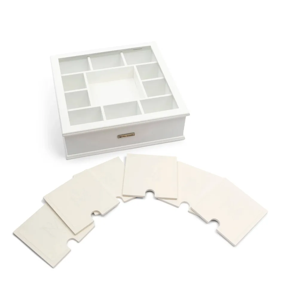 Riviera Maison Theedoos (Met Onderzetter) (Set Van 6) Best