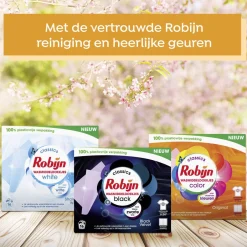 Robijn Classics Black Velvet Wasmiddeldoekjes - 4 X 16 Wasstrips - Voordeelverpakking - 64 Wasbeurten Clearance