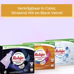 Robijn Classics Black Velvet Wasmiddeldoekjes - 4 X 16 Wasstrips - Voordeelverpakking - 64 Wasbeurten Clearance
