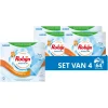 Robijn Classics Stralend Wit Wasmiddeldoekjes - 4 X 16 Wasstrips - Voordeelverpakking - 64 Wasbeurten Outlet