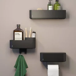 Tiger Opbergbak Met Handdoekhaak 2-Store (24,9X15,7 Cm) New