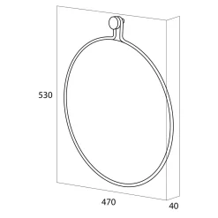 Tiger Spiegel Sem (47X53 Cm) Online