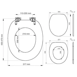 Tiger Toiletbril Blackwash Clearance