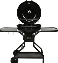 Vaggan Verrijdbare Houtskoolbarbecue Met Zijtafels^ Houtskoolbarbecues