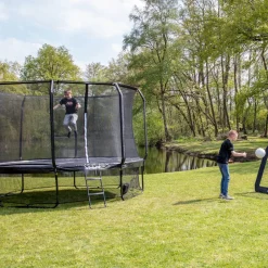 Virtufit Premium Trampoline Met Veiligheidsnet 366 X 366 X 85 Cm^ Trampolines