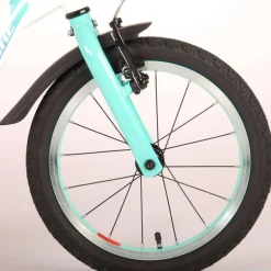 Volare Glamour Kinderfiets 16 Inch Parelmoer/ Mintgroen^ Kinderfietsen