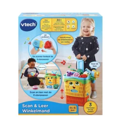 VTech Scan En Leer Winkelmand^ Peuterspeelgoed