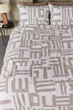 vtwonen Flanellen Dekbedovertrek 2 Persoons Mixed Stripes (200X220 Cm) Outlet