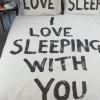vtwonen Katoenen Dekbedovertrek Lits-Jumeaux Love Sleep (240X220 Cm) Clearance