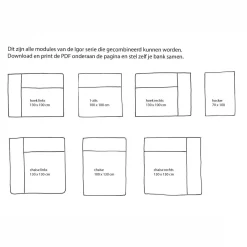 Wehkamp Home Igor Modulair Bankelement (Chaise) Online