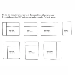 Wehkamp Home Igor Modulair Bankelement (Hoek Links) Online