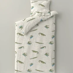 Wehkamp Home Katoenen Dekbedovertrek 1 Persoons Surfin Croco (140X200 Cm) Discount